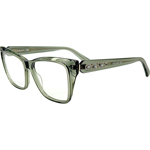 Swarovski SK5468 Womens Plastic Eyeglass Frame 020 Grey 53-14 main image 5